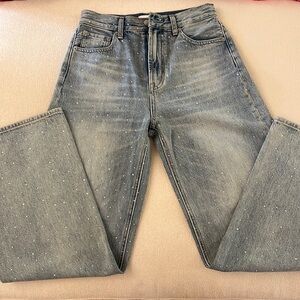 Pistols Wes High Rise Barrel Jean Glitz